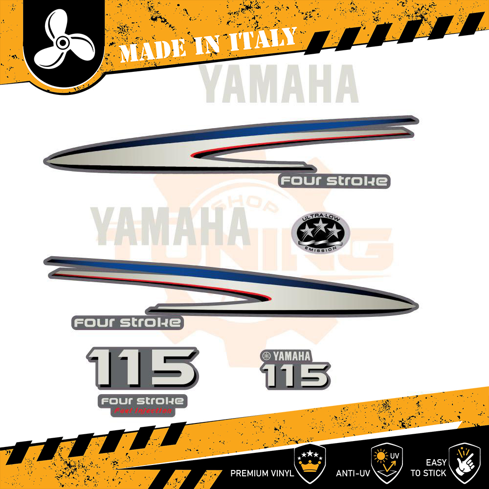 Kit décalcomanie 4 temps Mercury 140 moteur hors-bord moteur graphique